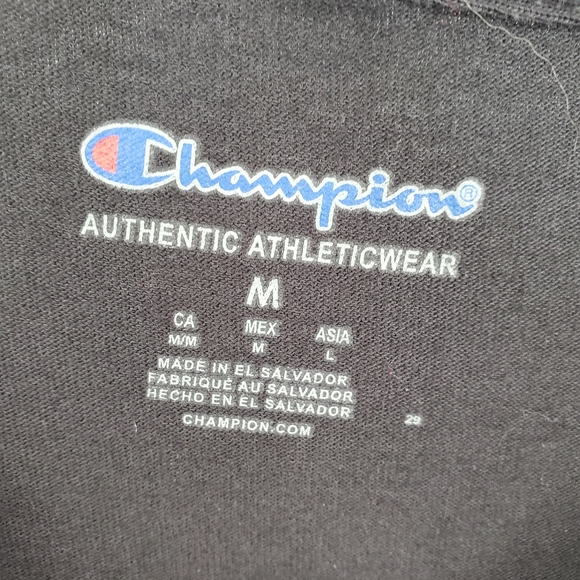 Champion Dangerous Prayers Long Sleeve T-Shirt Mens Medium Black - Picture 4 of 7